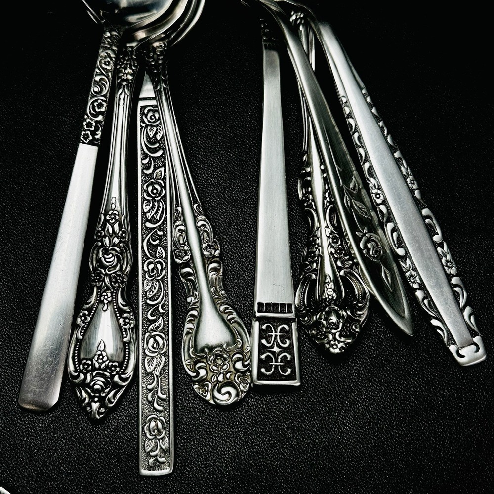 40 Vtg Stainless Flatware Mismatched Japan EKCO National Interpur Oneida Mixed - Picture 14 of 16